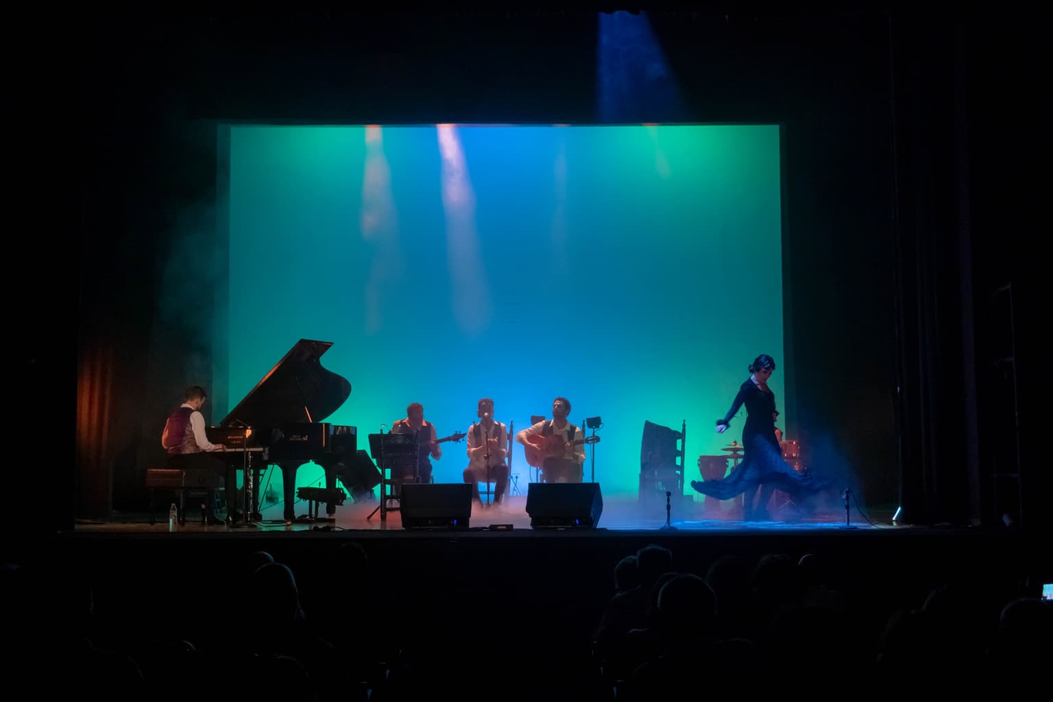 Vista panorámica del escenario